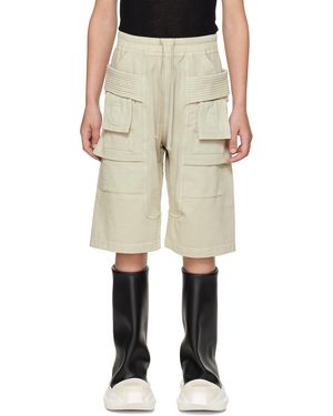 Rick Owens キッズ|ベージュ Pods ショートパンツ - ナチュラル
