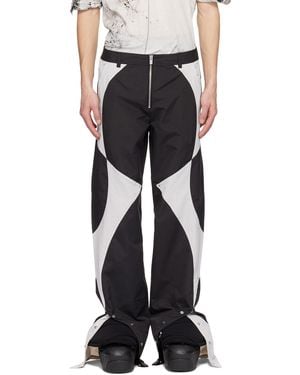 HELIOT EMIL Ssense限定 ブラック Polynya カーゴパンツ