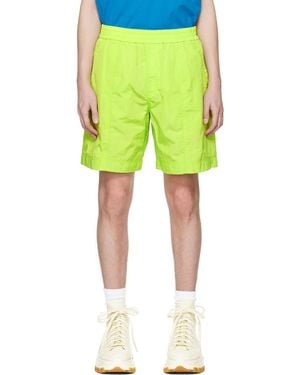 WOOYOUNGMI Short vert à panneaux - Jaune