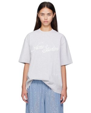 Acne Studios Logo T-Shirt - White