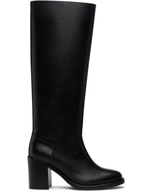 A.P.C. 'Les Bottes' Tall Boots - Black
