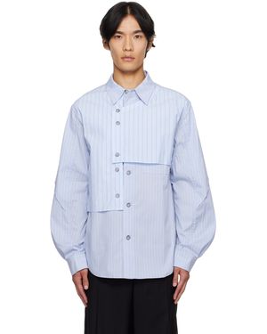 ANDERSSON BELL Stripe Layered Shirt - White