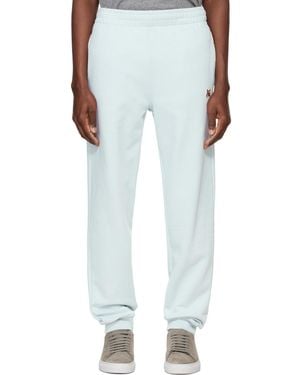 Maison Kitsuné Fox Head Patch Regular Joggers - White
