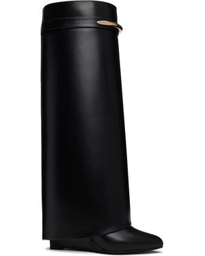 Givenchy Shark Pinch Tall Boots - Black