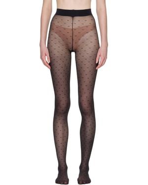 Tom Ford Stretch Nylon 'Tf' Monogram Tights - Multicolour