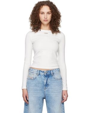DIESEL T-Uncutieslong-Ls-Od T-Shirt - White