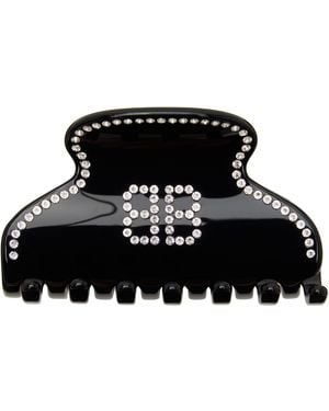 Balenciaga Holli 'Bb' Hair Clip - Black