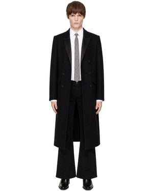 Ernest W. Baker Double Breasted Coat - Black