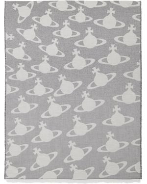 Vivienne Westwood Hilma Orb Scarf - Grey