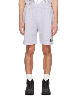 Helmut Lang グレー コットン ショートパンツ - マルチカラー