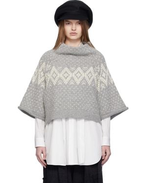 Y's Yohji Yamamoto Raglan Sleeve Jumper - Grey
