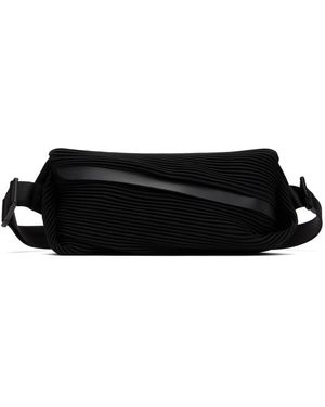Pleats Please Issey Miyake Bias Pleats Waist Pouch - Black