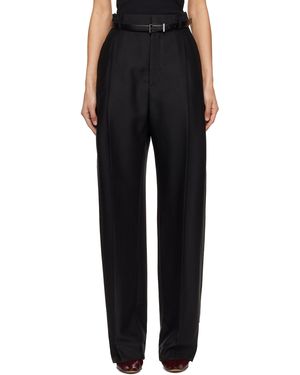Wardrobe NYC Light Mid Rise Pants - Black