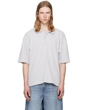 Won Hundred Polo Topper Gris - Blanc