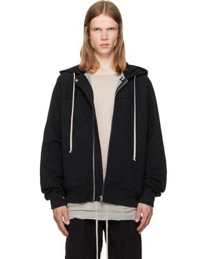Rick Owens Tower Windbreaker Hoodie - Black