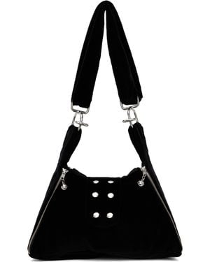 Chopova Lowena Mini Pyramid Bag - Black