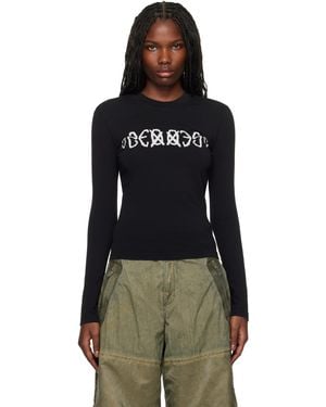 032c Sos Fitted Longsleeve T-Shirt - Black