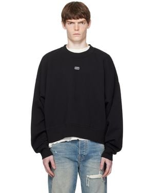 Stolen Girlfriends Club Stolen Razor Crew Sweatshirt - Black