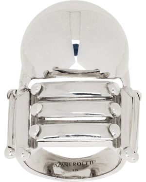 ALAN CROCETTI Bague Armadillo Armour Argentée - Gris