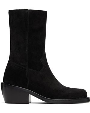 Dries Van Noten Zip Boots - Black