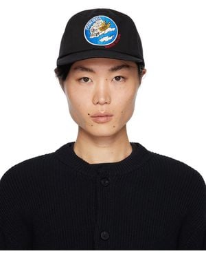 Uniform Bridge 'Flying Skull' Cap - Black