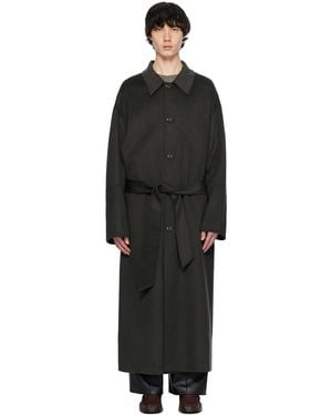 Nanushka Black Lucian Coat