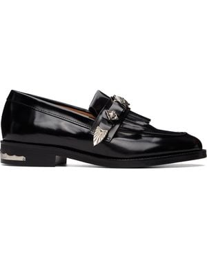 Toga Metal Loafers - Black