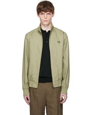 Fred Perry Khaki Classic Harrington Jacket - Green