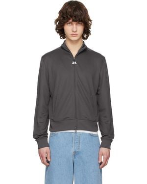 Courreges Signature Track Jacket - Black