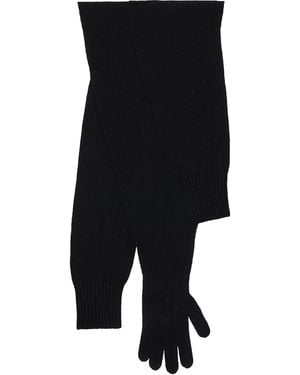 Issey Miyake November Sleeves Collection Stole Scarf - Black