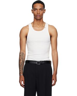 Willy Chavarria Under Tank Top - White