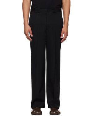 JW Anderson Tuxedo Trousers - Black