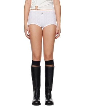 Rabanne Pointelle Shorts - Black