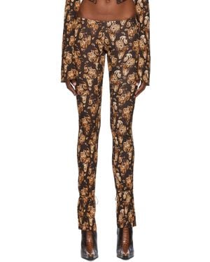 KNWLS Brown Perse Trousers - Black