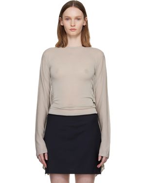 Paloma Wool Pull Suga Gris - Noir