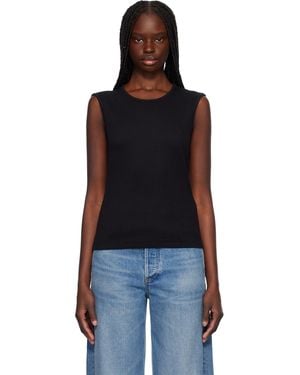 CDLP Rib Vest T-Shirt - Black