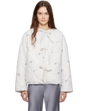Sleeper Ukiyo Puffer Jacket - White