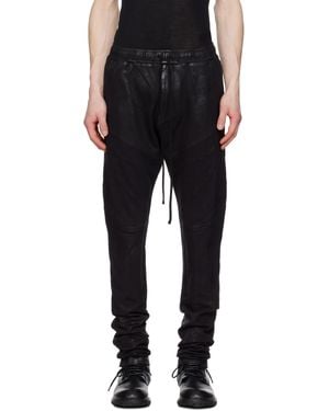 Julius Coated Joggers - Black