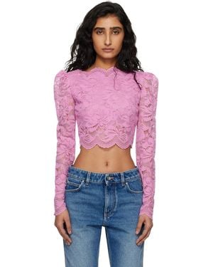 Rabanne Lace Top - Red