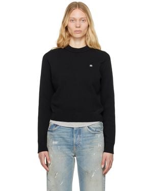 Acne Studios ブラック コットン セーター