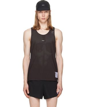 SATISFY ブラック タンクトップ ノースリーブ Satisfy ノースリーブTシャツ メンズ | Lyst