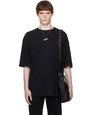 Ann Demeulemeester Dieter 'The Dialogue Of Another Day' T-Shirt - Black
