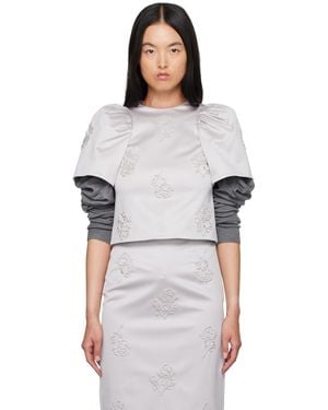SHUSHU/TONG ストライプ 半袖ポロシャツ shushutong（SHUSHU
