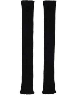 Rick Owens Rasato Knit アームウォーマー - ブラック