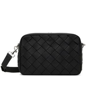 Bottega Veneta Medium Intrecciato Camera Bag - Black