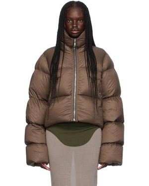 Rick Owens Porterville Turtle Down Jacket - Brown