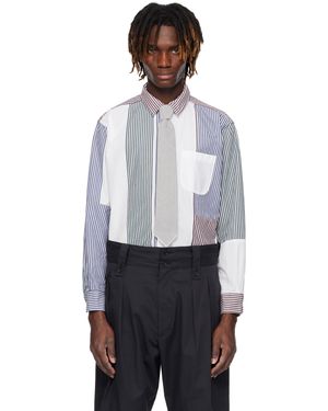 Engineered Garments Chemise Multicolore À Col Classique - Noir