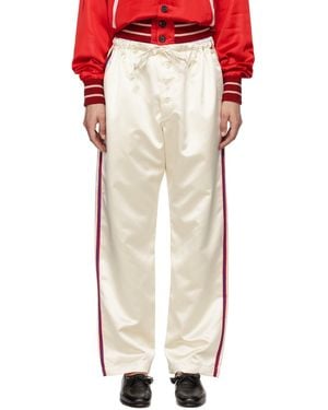 Bode Off- Redtail Pyjama Trousers - White