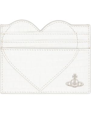 Vivienne Westwood Heart Card Holder - White
