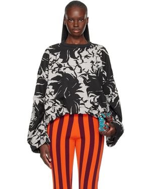 Dries Van Noten Draped Sweatshirt - Red
